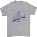 Bridge Equation Physics Maths Geek Mens T-Shirt 100% Cotton Sports Grey