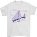 Bridge Equation Physics Maths Geek Mens T-Shirt 100% Cotton White
