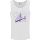 Bridge Equation Physics Maths Geek Mens Vest Tank Top White