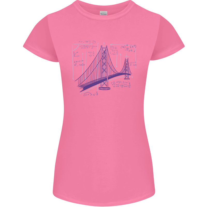 Bridge Equation Physics Maths Geek Womens Petite Cut T-Shirt Azalea