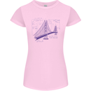 Bridge Equation Physics Maths Geek Womens Petite Cut T-Shirt Light Pink