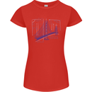 Bridge Equation Physics Maths Geek Womens Petite Cut T-Shirt Red
