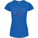 Bridge Equation Physics Maths Geek Womens Petite Cut T-Shirt Royal Blue