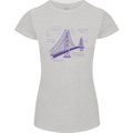Bridge Equation Physics Maths Geek Womens Petite Cut T-Shirt Sports Grey