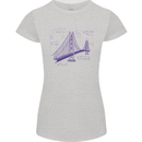Bridge Equation Physics Maths Geek Womens Petite Cut T-Shirt Sports Grey