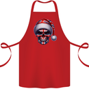 Britain Christmas Skull British UK Flag Union Jack Cotton Apron 100% Organic Red