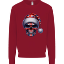 Britain Christmas Skull British UK Flag Union Jack Mens Sweatshirt Jumper Red