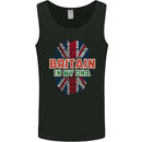 Britain is In My DNA Union Jack Flag UK Mens Vest Tank Top Black