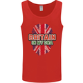 Britain is In My DNA Union Jack Flag UK Mens Vest Tank Top Red
