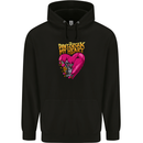 Broken Engine Heart Biker Motorbike Motorcycle Childrens Kids Hoodie Black