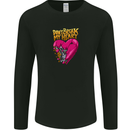 Broken Engine Heart Biker Motorbike Motorcycle Mens Long Sleeve T-Shirt Black