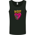 Broken Engine Heart Biker Motorbike Motorcycle Mens Vest Tank Top Black