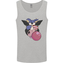 Bubblegum Cow American Shades & Bubble Gum Mens Vest Tank Top Sports Grey