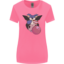 Bubblegum Cow American Shades & Bubble Gum Womens Wider Cut T-Shirt Azalea