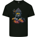 Buddha Watercolour Kids T-Shirt Childrens Black