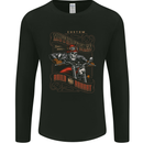 Built Not Bought Motorcycle Biker Motorbike Mens Long Sleeve T-Shirt Black
