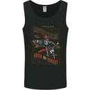 Built Not Bought Motorcycle Biker Motorbike Mens Vest Tank Top Black