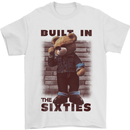 Built in the 60s Funny Teddy Boy Born Fifties Mens T-Shirt 100% Cotton White