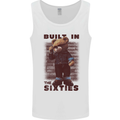 Built in the 60s Funny Teddy Boy Born Fifties Mens Vest Tank Top White