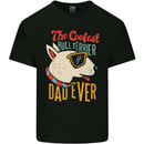 Bull Terrier Dad Funny Fathers Day Dog Kids T-Shirt Childrens Black