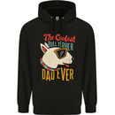 Bull Terrier Dad Funny Fathers Day Dog Mens 80% Cotton Hoodie Black