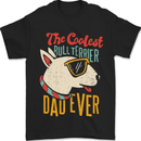 Bull Terrier Dad Funny Fathers Day Dog Mens T-Shirt 100% Cotton Black