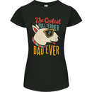 Bull Terrier Dad Funny Fathers Day Dog Womens Petite Cut T-Shirt Black