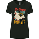 Bull Terrier Dad Funny Fathers Day Dog Womens Wider Cut T-Shirt Black
