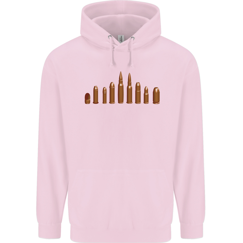 Bullets Hunting Army Military Sniper Soldier Para Mens 80% Cotton Hoodie Light Pink