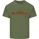 Bullets Hunting Army Military Sniper Soldier Para Mens Cotton T-Shirt Tee Top Military Green