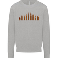 Bullets Hunting Army Military Sniper Soldier Para Mens Sweatshirt Jumper Sports Grey