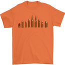 Bullets Hunting Army Military Sniper Soldier Para Mens T-Shirt 100% Cotton Orange
