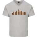 Bullets Hunting Army Military Sniper Soldier Para Mens V-Neck Cotton T-Shirt Sports Grey