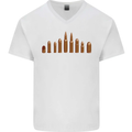 Bullets Hunting Army Military Sniper Soldier Para Mens V-Neck Cotton T-Shirt White