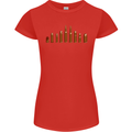 Bullets Hunting Army Military Sniper Soldier Para Womens Petite Cut T-Shirt Red