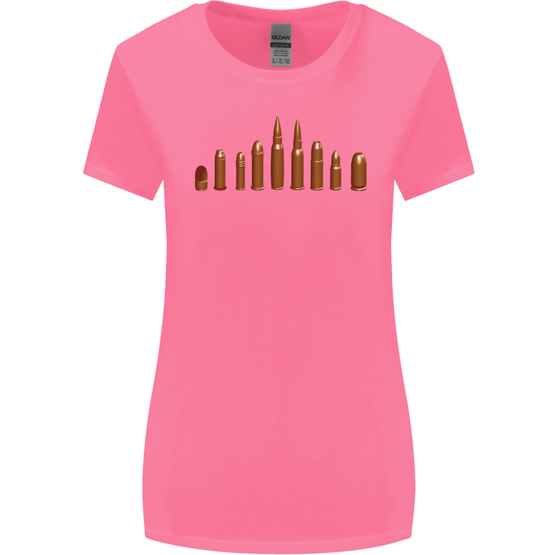 Bullets Hunting Army Military Sniper Soldier Para Womens Wider Cut T-Shirt Azalea