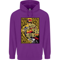 Burn Baby Burn Female Biker Motorcycle Childrens Kids Hoodie Purple