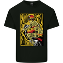 Burn Baby Burn Female Biker Motorcycle Kids T-Shirt Childrens Black