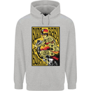 Burn Baby Burn Female Biker Motorcycle Mens 80% Cotton Hoodie Sports Grey