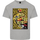 Burn Baby Burn Female Biker Motorcycle Mens Cotton T-Shirt Tee Top Sports Grey