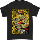 Burn Baby Burn Female Biker Motorcycle Mens T-Shirt 100% Cotton Black