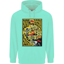 Burn Baby Burn Lady Biker Motorcycle Motorbike Childrens Kids Hoodie Peppermint