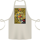Burn Baby Burn Lady Biker Motorcycle Motorbike Cotton Apron 100% Organic Natural