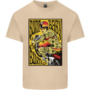 Burn Baby Burn Lady Biker Motorcycle Motorbike Mens Cotton T-Shirt Tee Top Sand