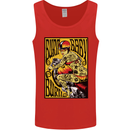 Burn Baby Burn Lady Biker Motorcycle Motorbike Mens Vest Tank Top Red