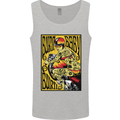 Burn Baby Burn Lady Biker Motorcycle Motorbike Mens Vest Tank Top Sports Grey