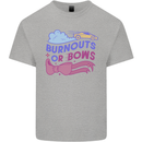 Burnouts or Bows Gender Reveal New Baby Pregnant Mens Cotton T-Shirt Tee Top Sports Grey