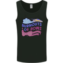 Burnouts or Bows Gender Reveal New Baby Pregnant Mens Vest Tank Top Black