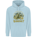 Bushcraft Funny Outdoor Persuits Camping Scouts Childrens Kids Hoodie Light Blue