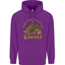 Bushcraft Funny Outdoor Persuits Camping Scouts Childrens Kids Hoodie Purple